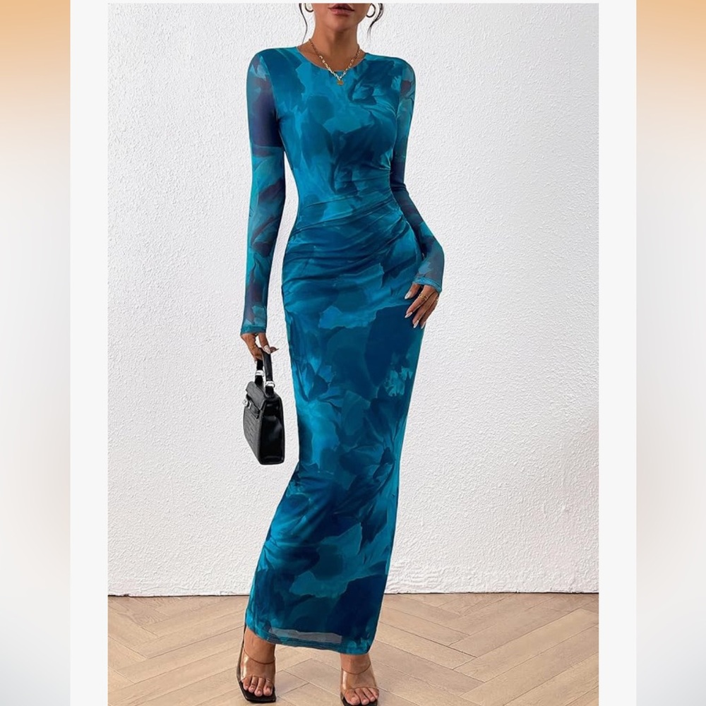 Deep Blue, Wildly Flattering “Miracle” Gala Dress